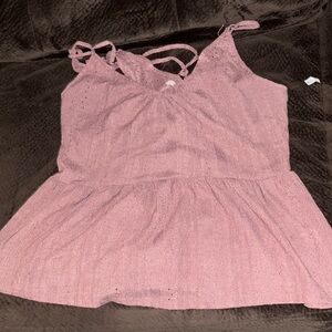 Maurices Pink Sleeveless Top